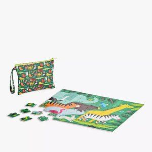 Petit Collage – Two Sided Animal Menagerie On-The-Go Puzzle